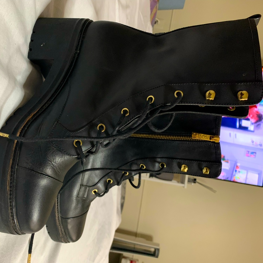 Combat boots Micheal kors black size 10